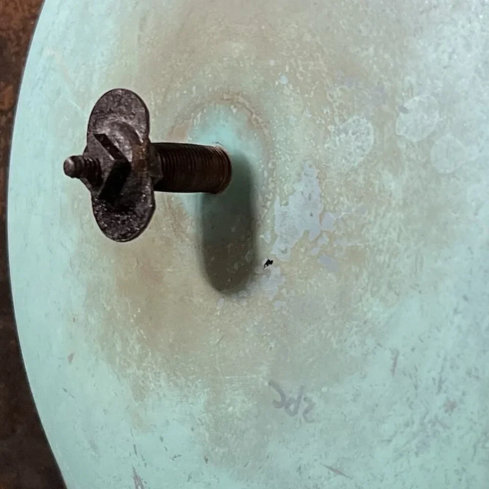 Antique Vintage Club Aluminum Turquoise 4-Quart Dutch Oven Stock Pot Pan